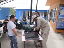 Con ocasión de la fiesta del chivo, realizada recientemente en la ciudad de Malargüe, Argentina, el SAG de la región del Maule reforzó su control fronterizo, ubicado en el Paso Pehuenche, a fin de otorgar una atención más expedita a los turistas que regresaron al país.