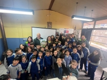 Niños y niñas de Ñuble aprenden sobre el cuidado del bosque nativo