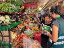 SAG difunde campaña mosca de la fruta en centros de abastos para evitar la comercialización de productos clandestinos