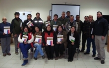 Inspectores de caza y personal SAG que los capacitó 